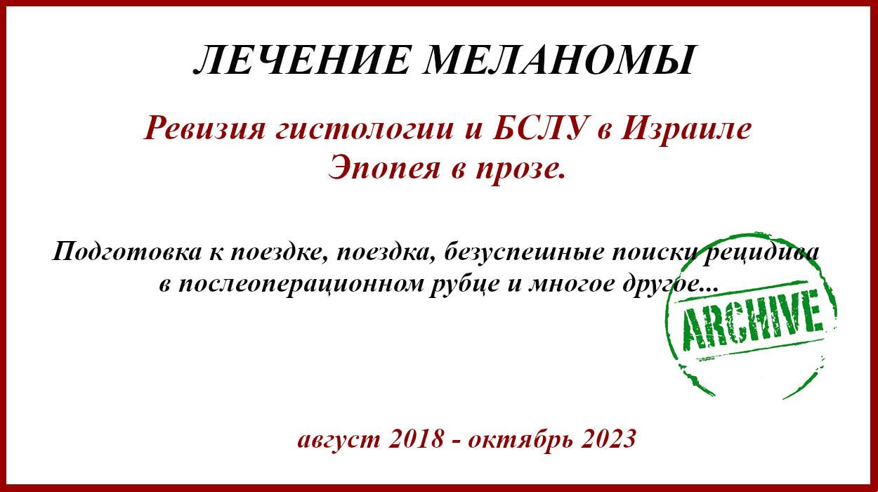 БСЛУ в Израиле. Эпопея в нескольких частях